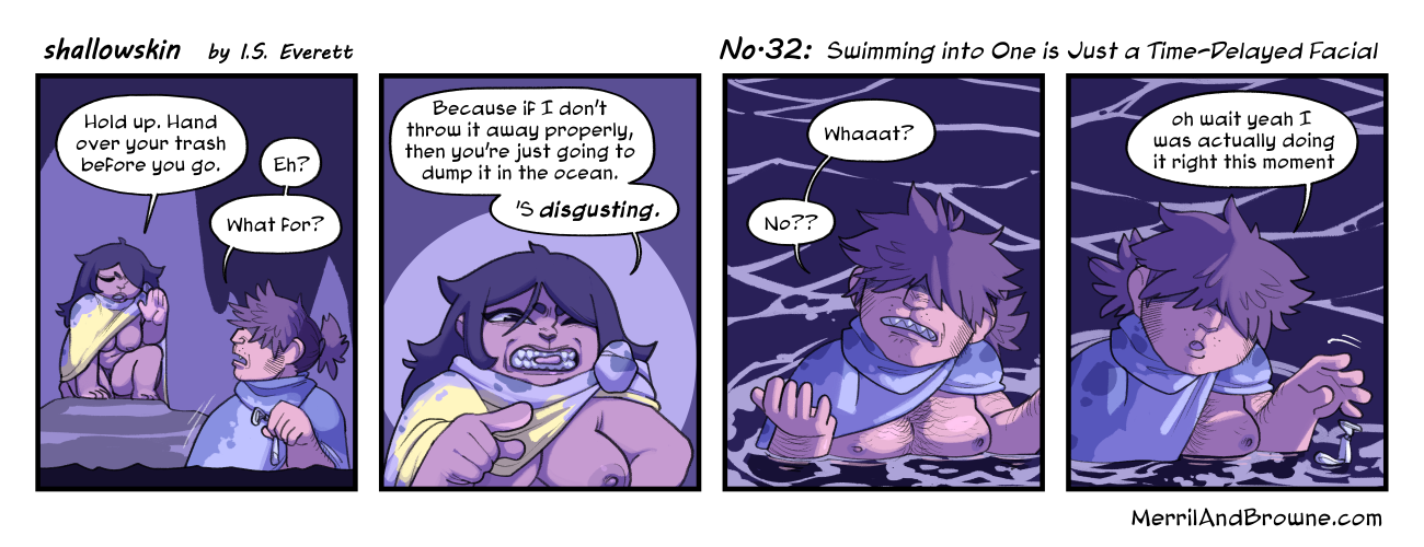 #32: Swimming into One is Just a Time-Delayed Facial 